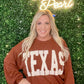 Texas Bucketlist Oversized Tops