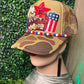 Crawfish Red White And Blue Trucker Hat