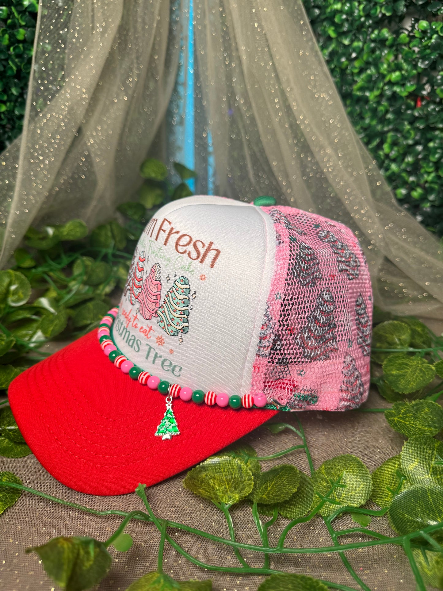 Farm Fresh Christmas Tree Cake Trucker Hat
