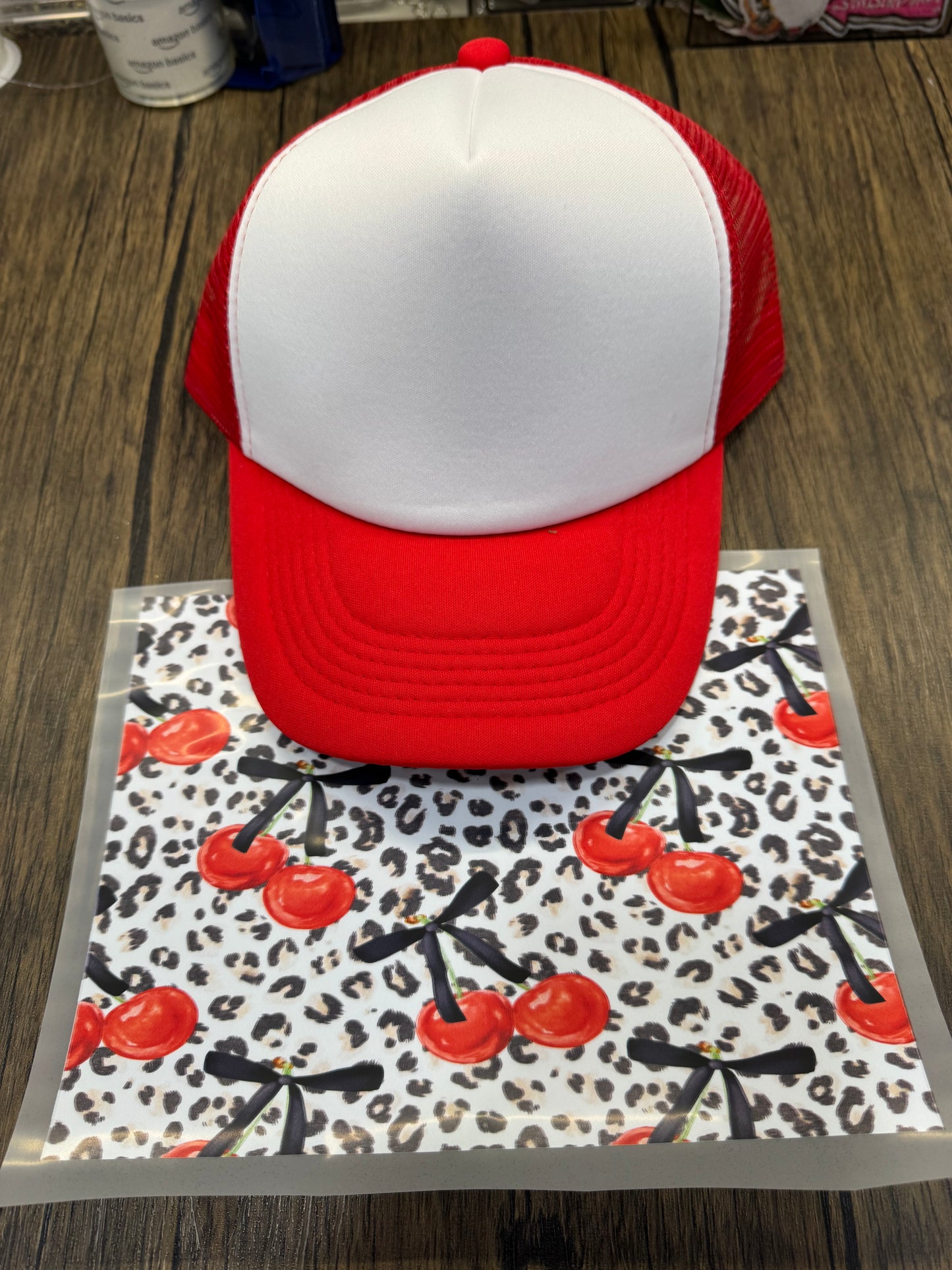 Cherries Gang Sheet Hat Bill DTF Prints