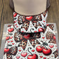 Leopard Cherries Bill DTF Prints Hat Patch Wholesale