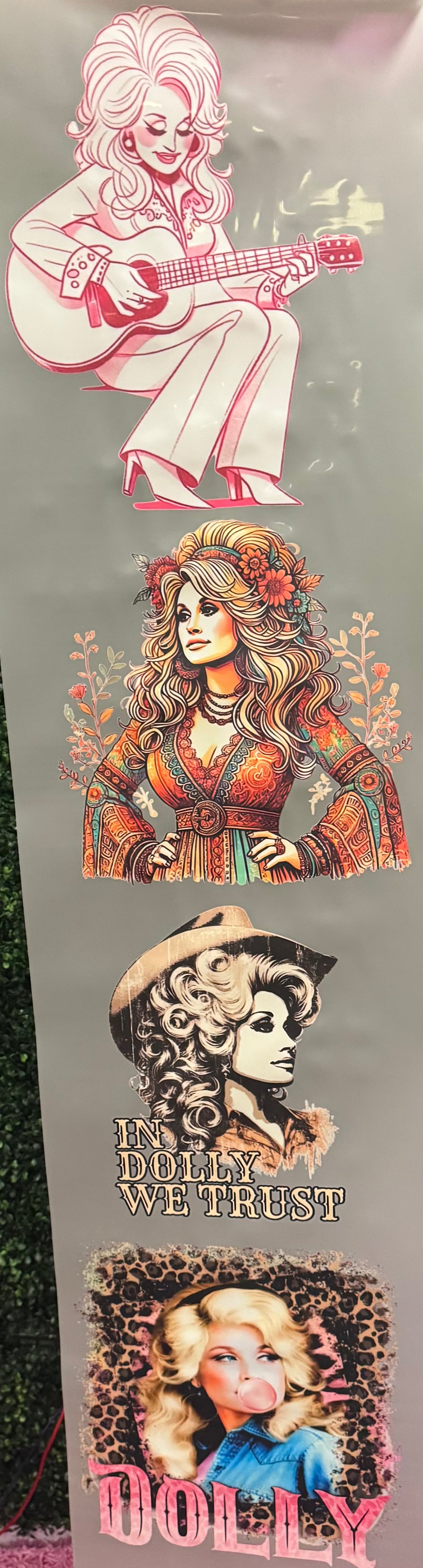 Dolly Full Size Tops Gang Sheet DTF Print