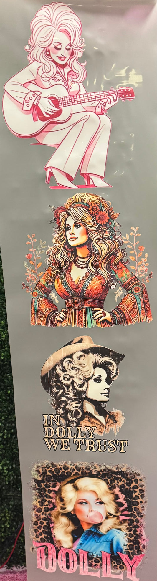 Dolly Full Size Tops Gang Sheet DTF Print