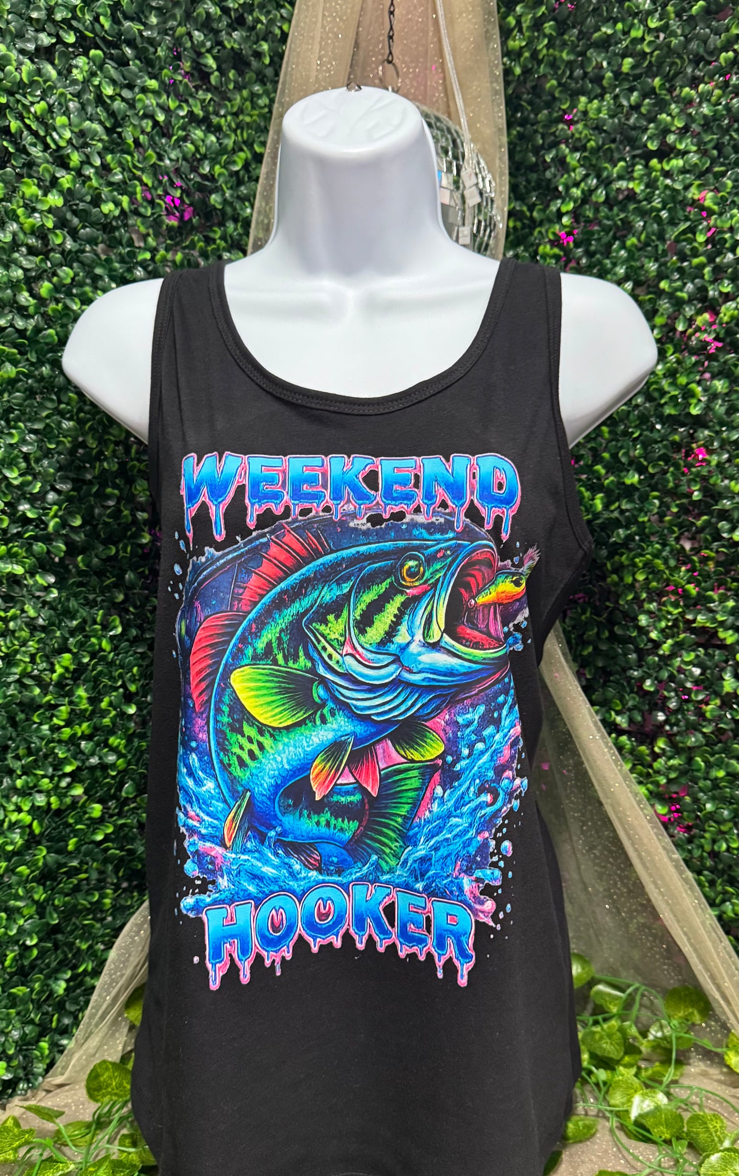 Blue Weekend Hooker Full Size Tops DTF Prints
