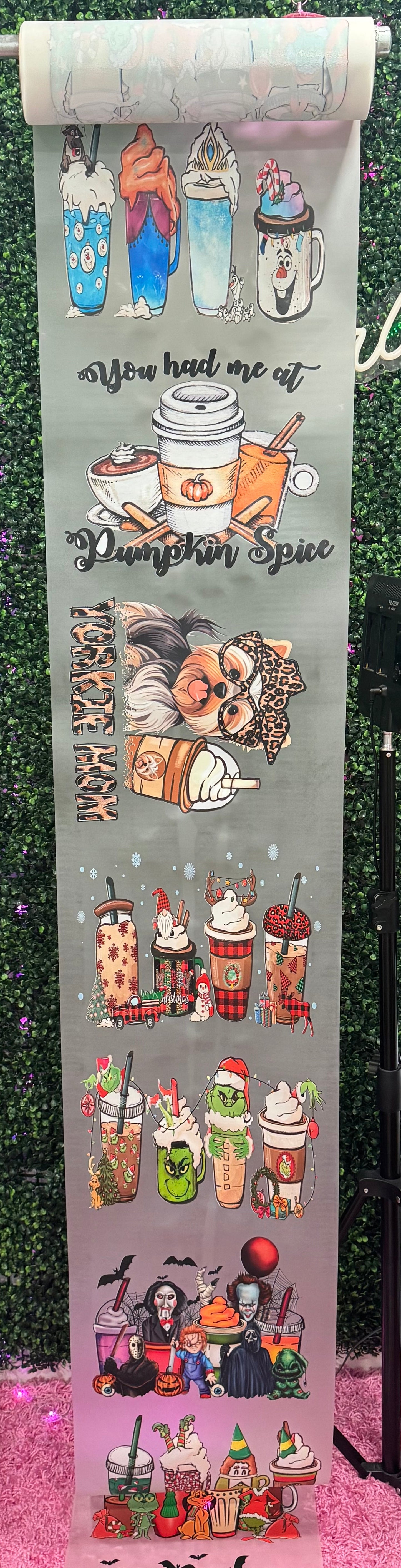 Coffee Gang Sheet DTF Prints Hat Patch Wholesale