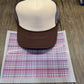 Red Blue Plaid Single Hat Bill DTF Prints
