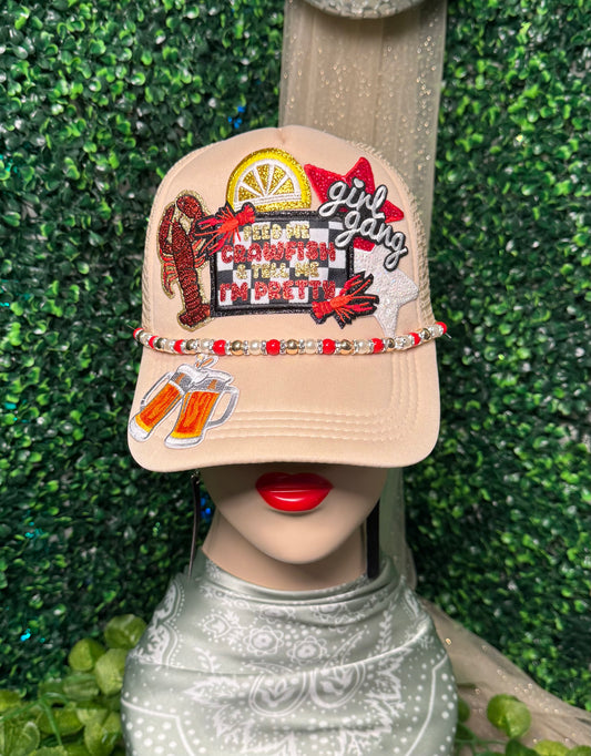 Feed Me Crawfish Trucker Hat