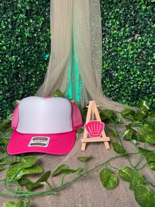 Pink Seashell Hat Patch Wholesale