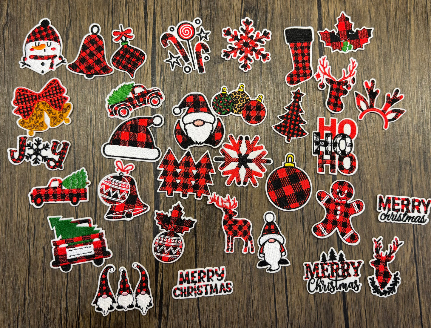 Christmas Hat Patches Grab Bag Wholesale
