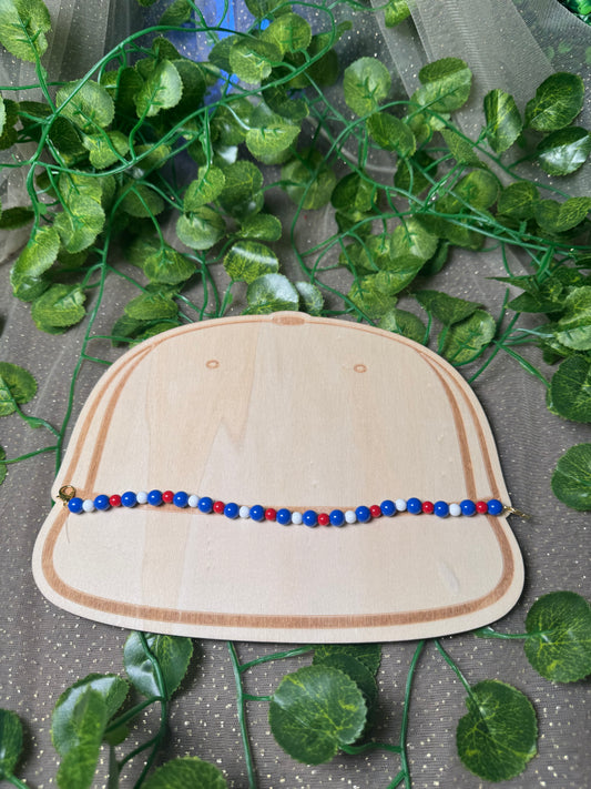 Red White and Blue Hat Chain Wholesale