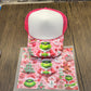 Pink Grinch Single Hat Bill DTF Prints