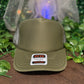 Otto Olive Green Foam Front Trucker Hat Wholesale