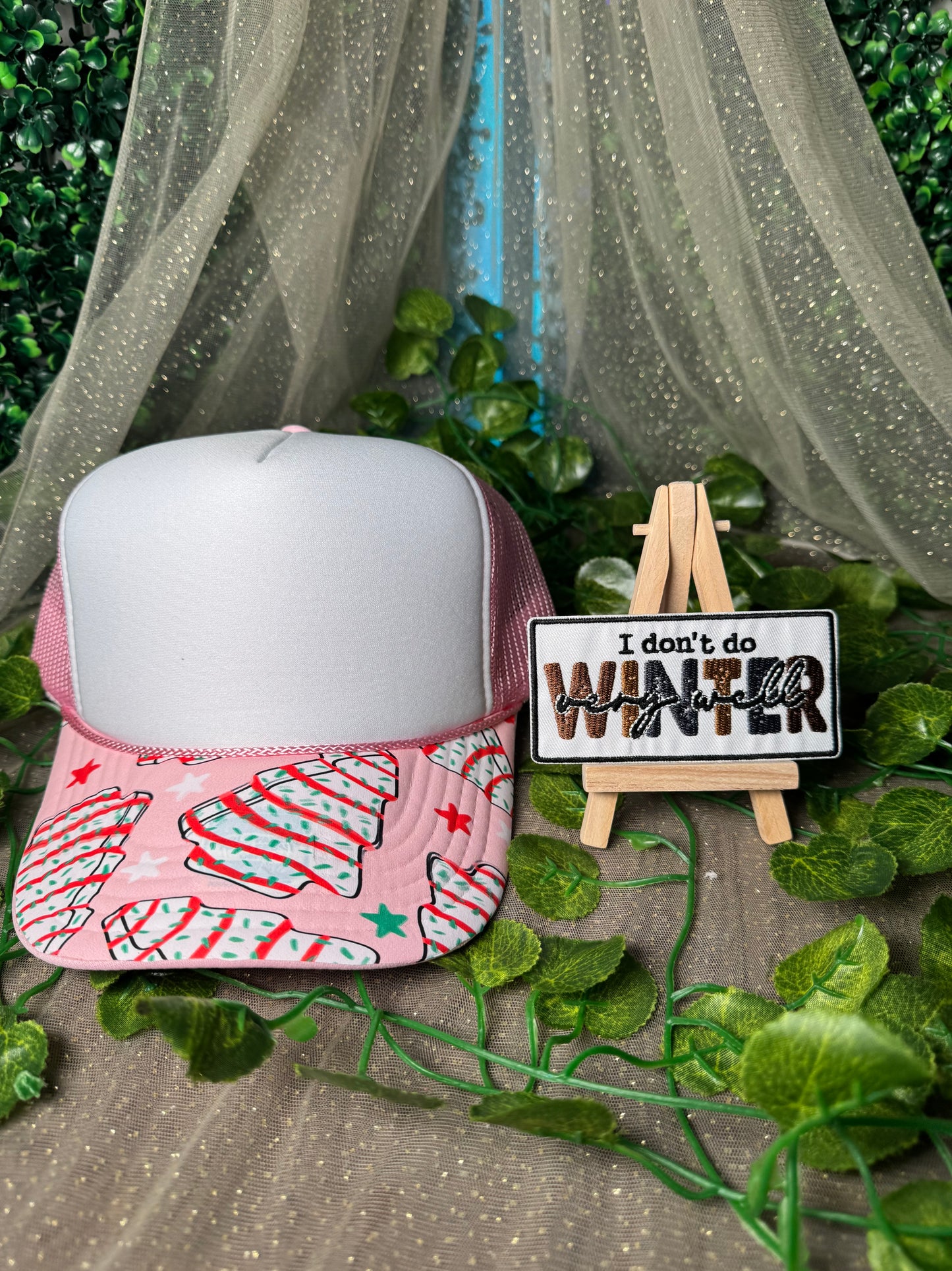 I Don't Do Winter Season Hat Patches Wholesale