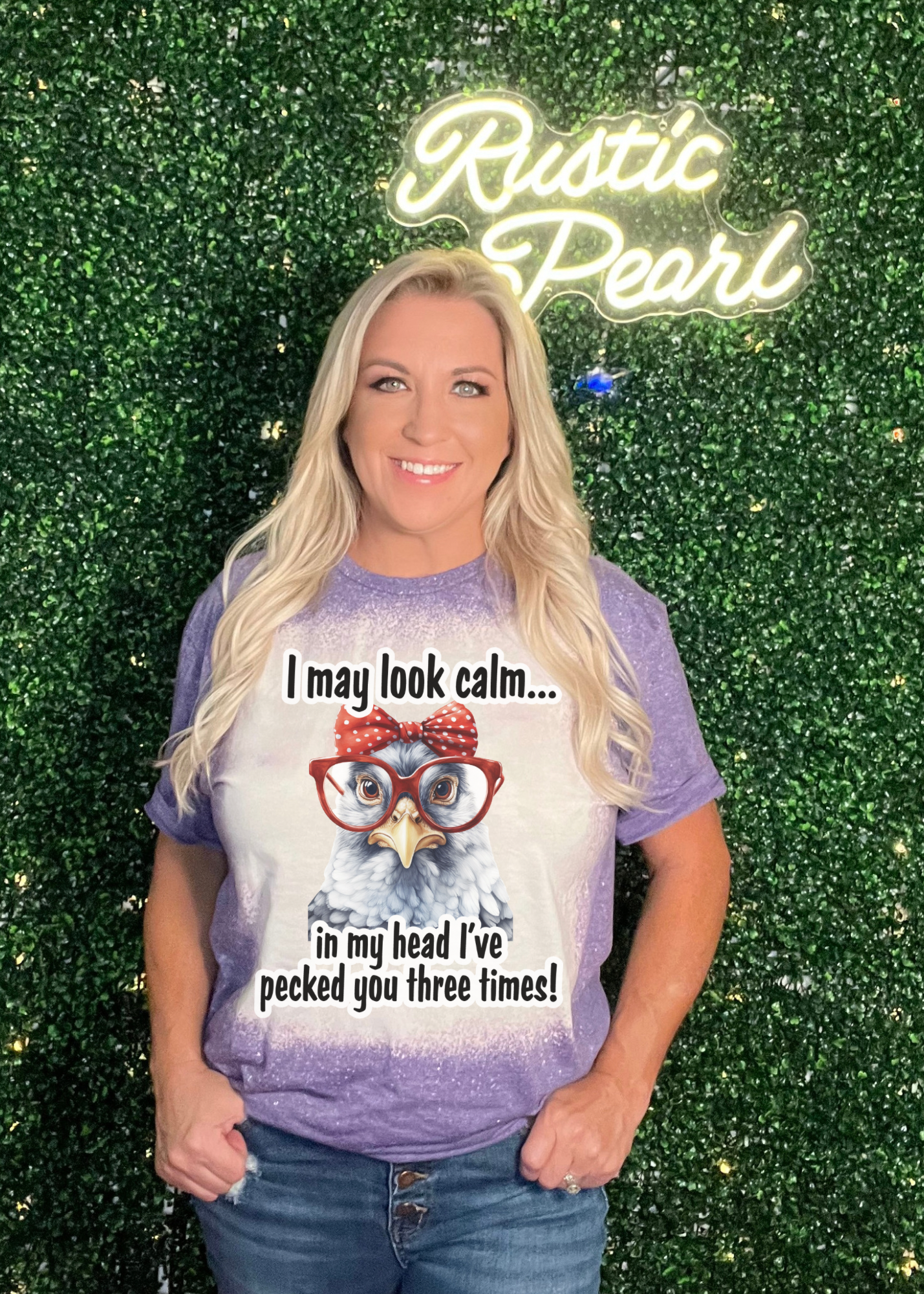 I May Look Calm In My Head I've Pecked You Three Times Shirts