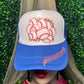 Blue Baseball Trucker Hat
