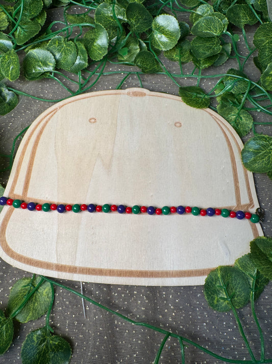 Purple Green and Red Hat Chain Wholesale