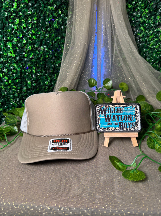 Willie Waylon Hat Patches Wholesale