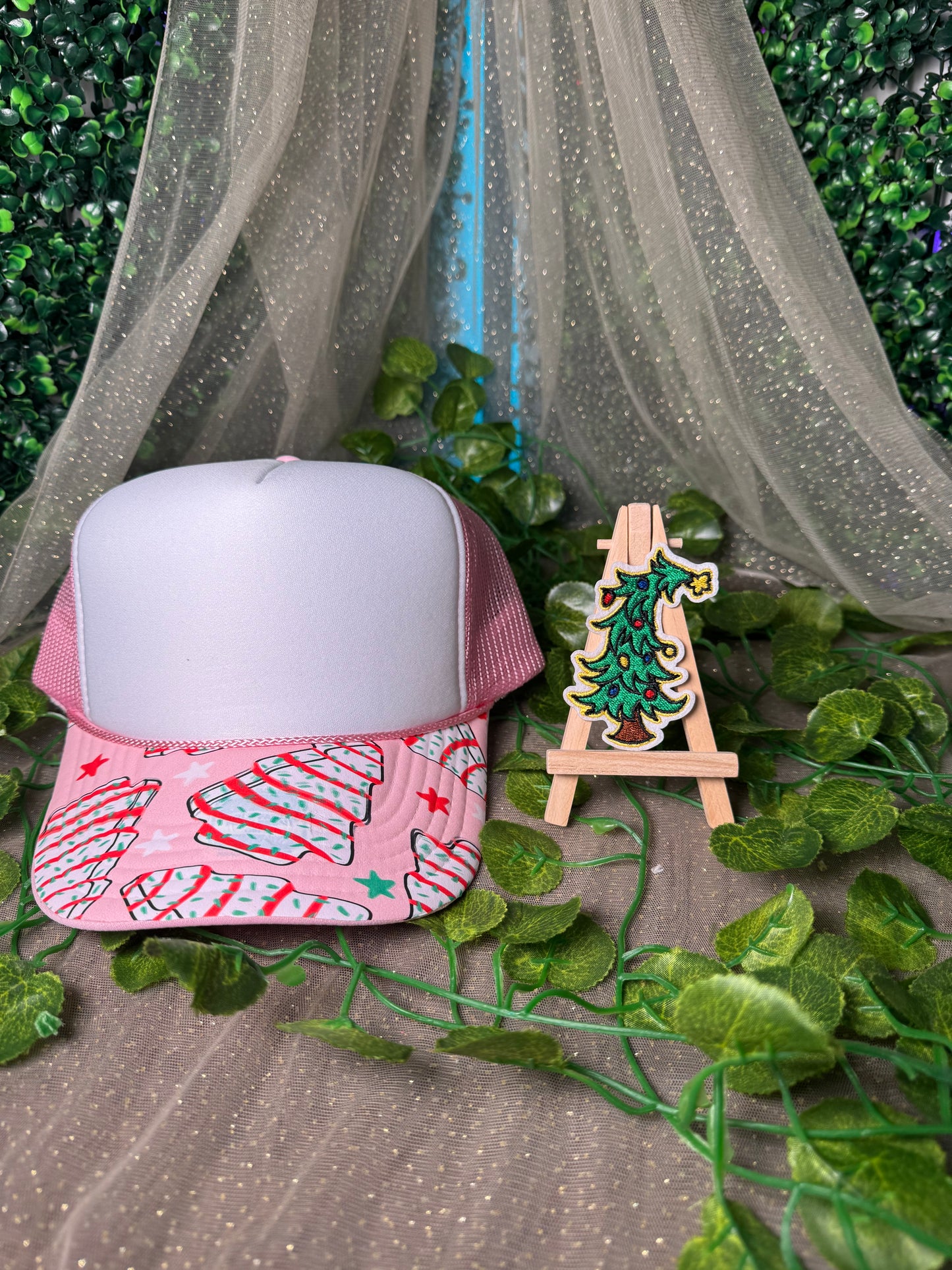 Green Tree Hat Patches Wholesale