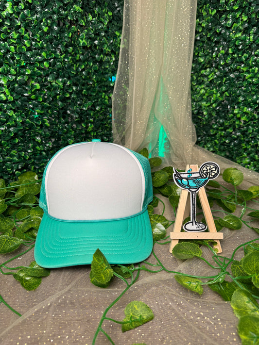 Blue Cocktail Hat Patch Wholesale