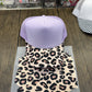 Creamy Leopard Single Hat Bill DTF Prints