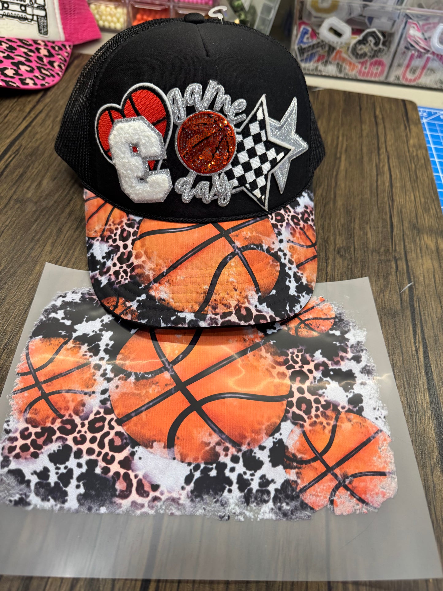 Basketball Hat Bill DTF Prints Wholesale