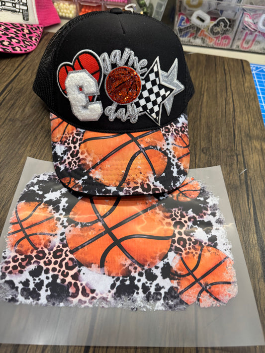 Basketball Hat Bill DTF Prints Wholesale