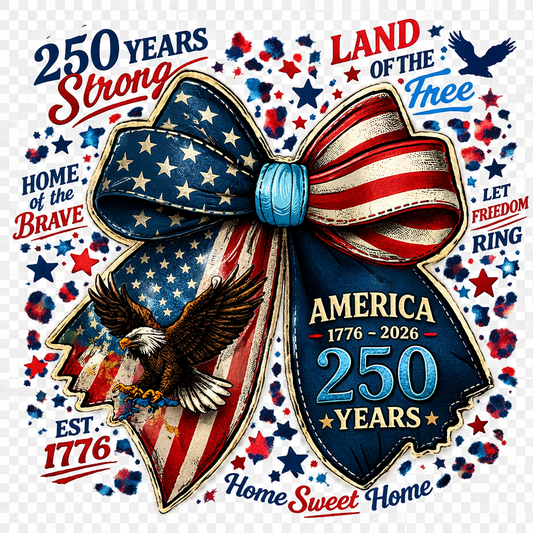 250th Anniversary Shirt  Size  DTF Prints