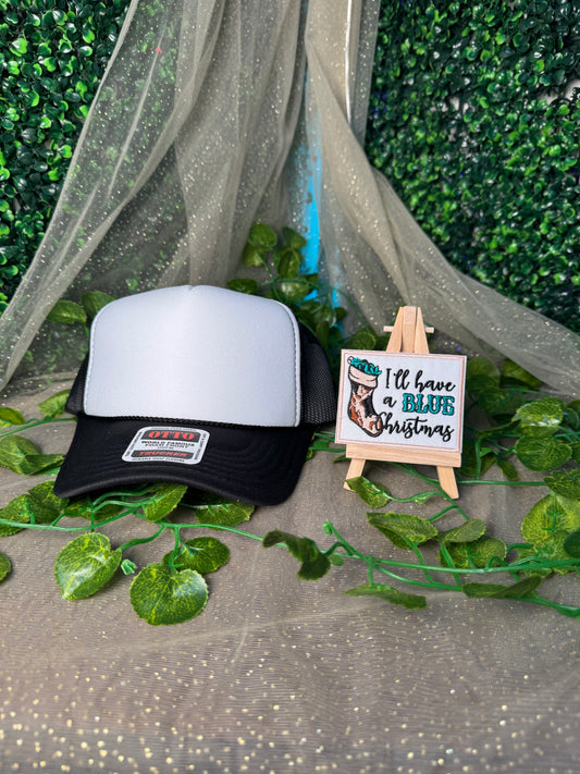 I'll Have a Blue Christmas Hat Patch Wholesale