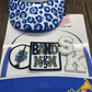 Blue Leopard DTF Hat Print Wholesale