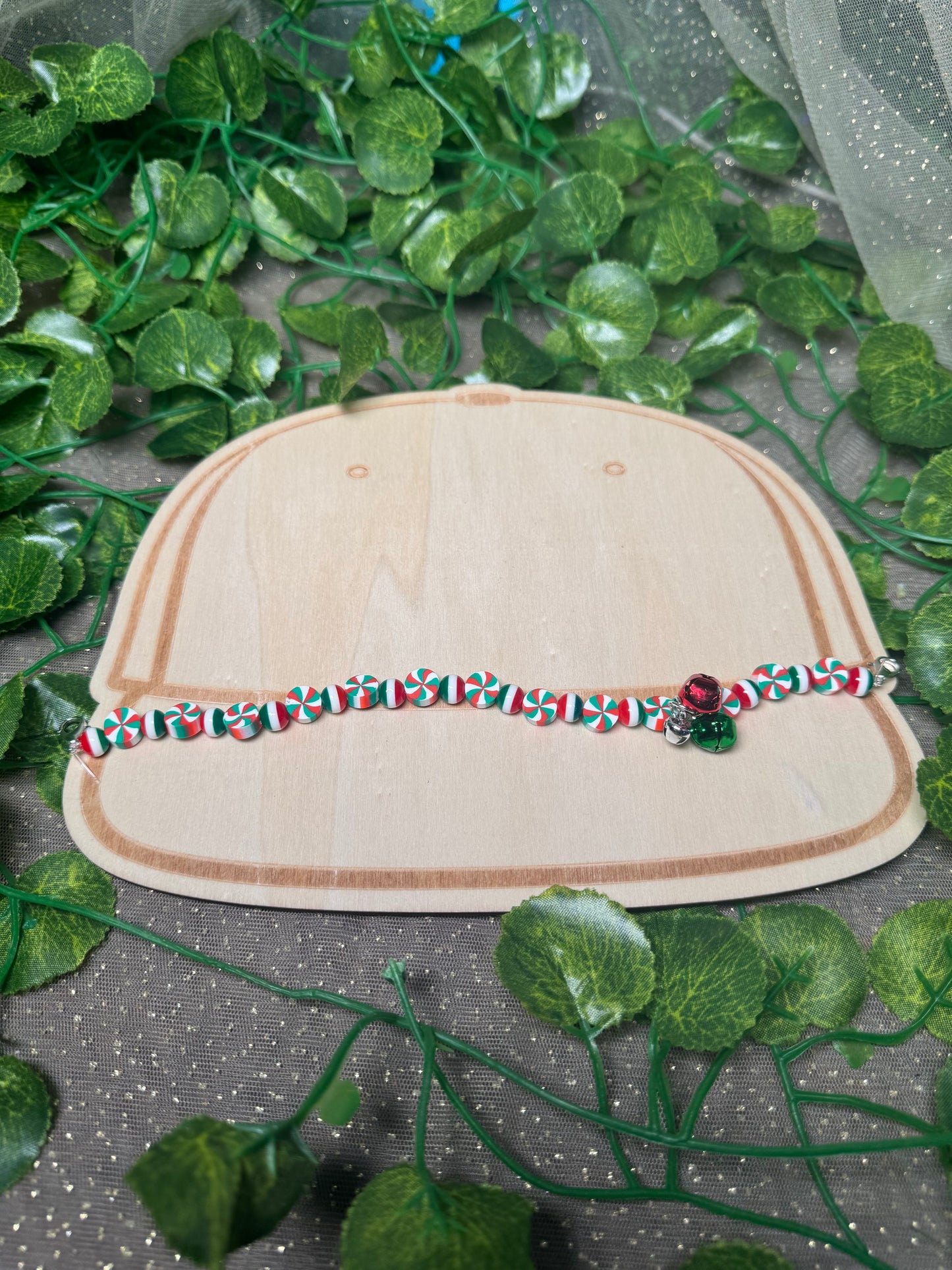 Candy Cane Bells Hat Chain Wholesale