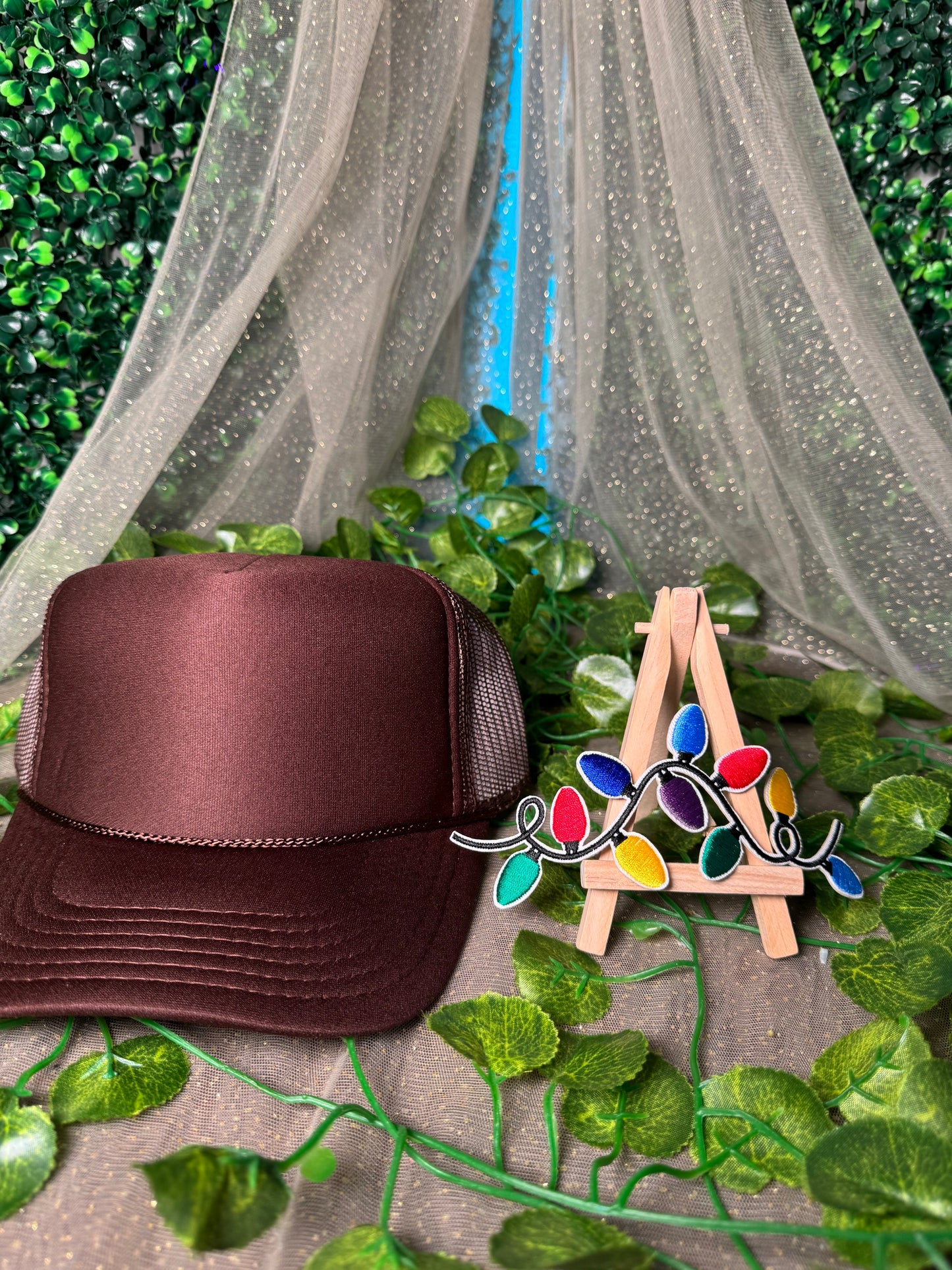 Christmas Lights Strand Hat Patch Wholesale