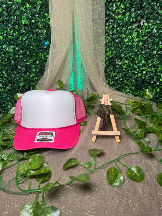 Dark Green Palm Hat Patch Wholesale