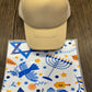 Hanukah Single Hat Bill DTF Prints Hat Patch