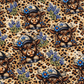 Blue bonnet highland cow Single Hat Bill  Prints