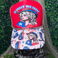 Dolly we Trust Combo Hat Bill And Front  Hat DTF Print