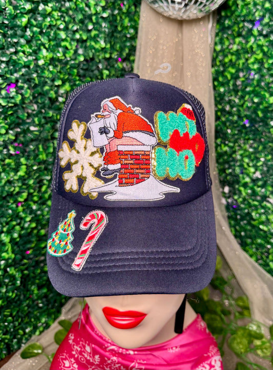 Poopin Santa Trucker Hat