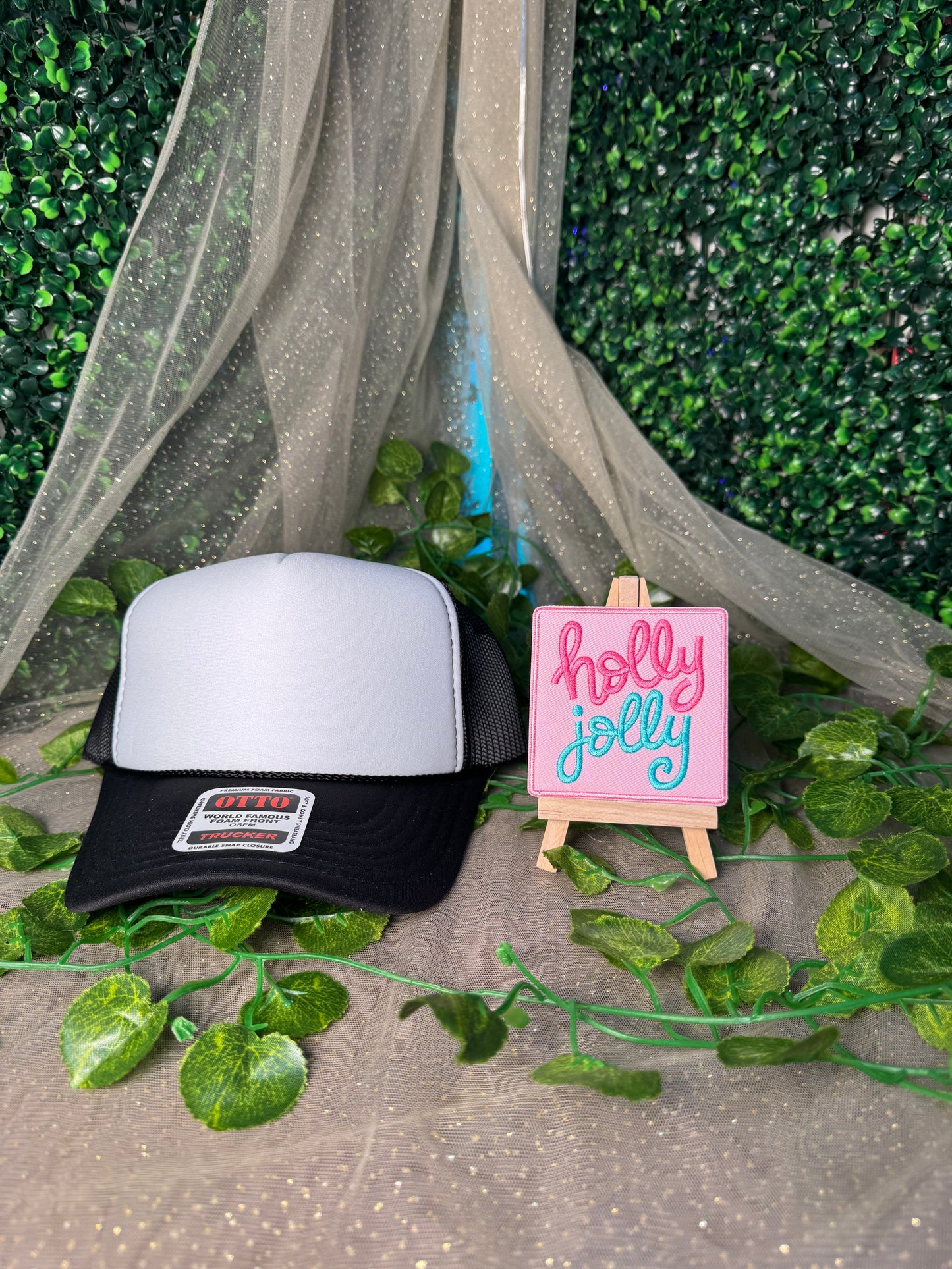 Holly Jolly Hat Patch Wholesale