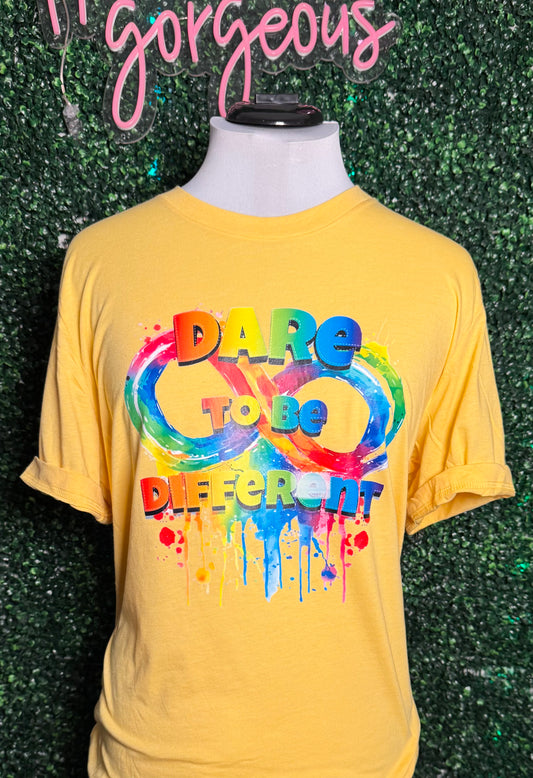 Dare To Be Different Autism Acceptance Shirt