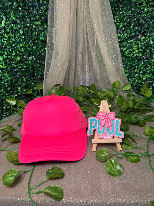 Pool Babe Hat Patch Wholesale