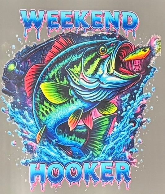 Blue Weekend Hooker Full Size Tops DTF Prints