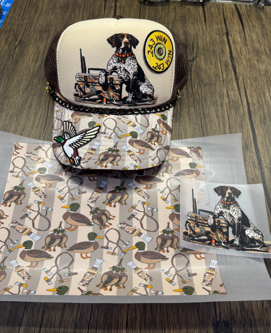 Duck Hunting Bill DTF Prints Hat Patch Wholesale