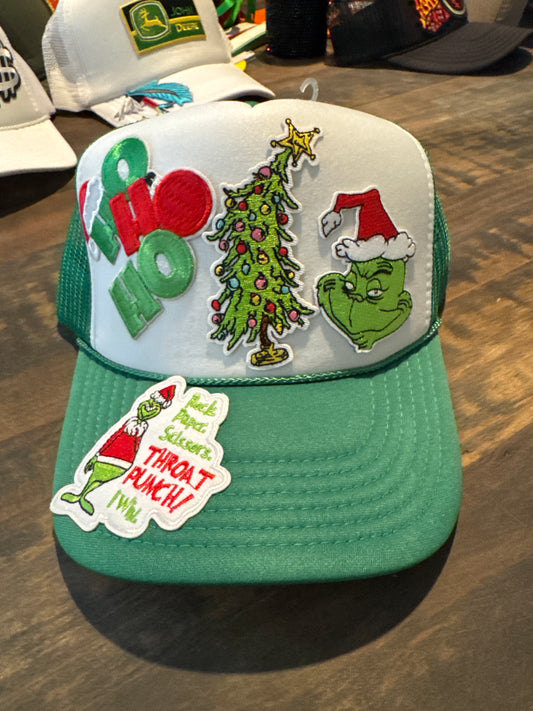 Ho Ho Ho Grinch Trucker Hat