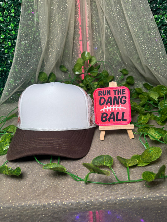 Square Run The Dang Ball Hat Patches Wholesale