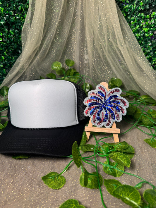 Large Firework Hat Patch Wholesale