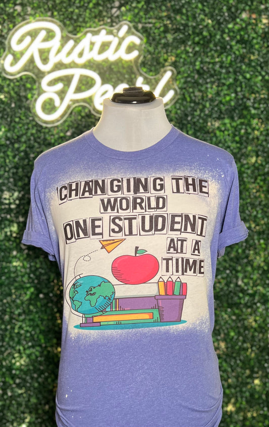 Changing The World One Student At A Time Shirts