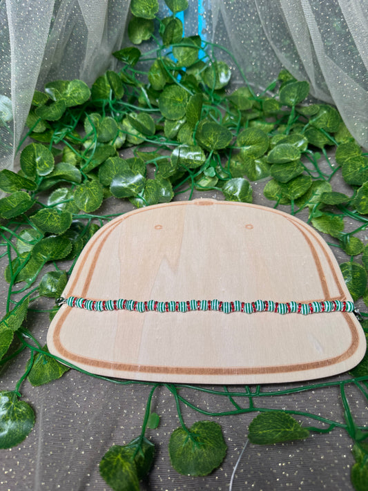 Green and Sparkling Red Hat Chain Wholesale