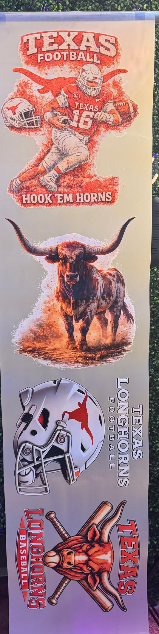 Longhorn Full Size Tops Gang Sheet DTF Prints