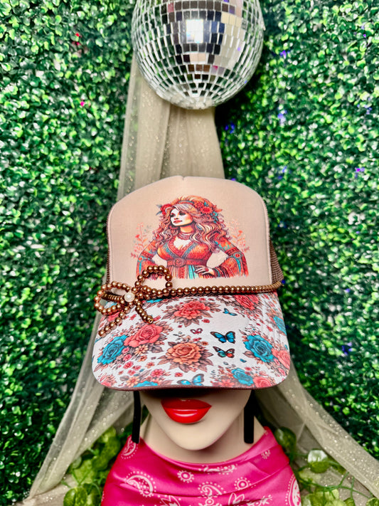 Dolly Combo Hat Bill And Front  Hat DTF Prints