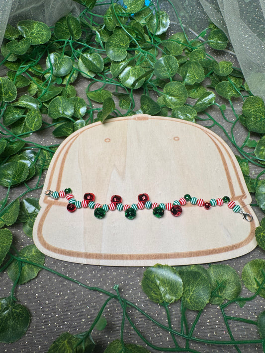 Red and Green Bells Hat Chain Wholesale