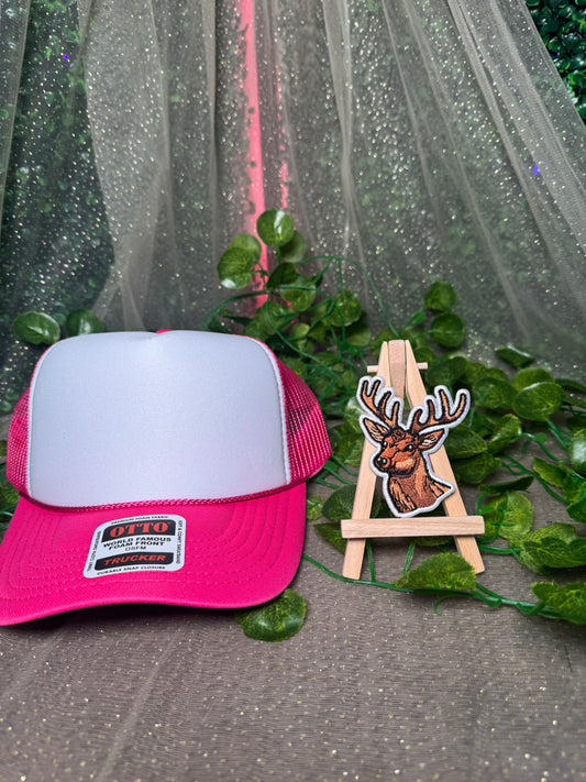 Deer Profile Hat Patch Wholesale